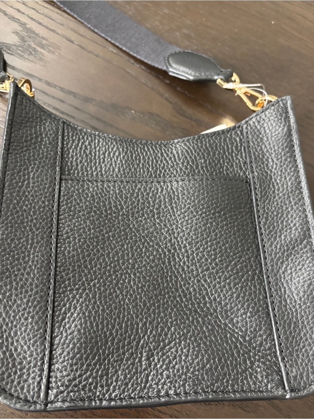 Michael Kors Pebbled Black Crossbody Bag Briley - Picture 2 of 5